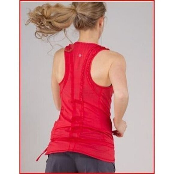 Lululemon Women's Mind Over Matter Tank 6 Red - Picture 2 of 8